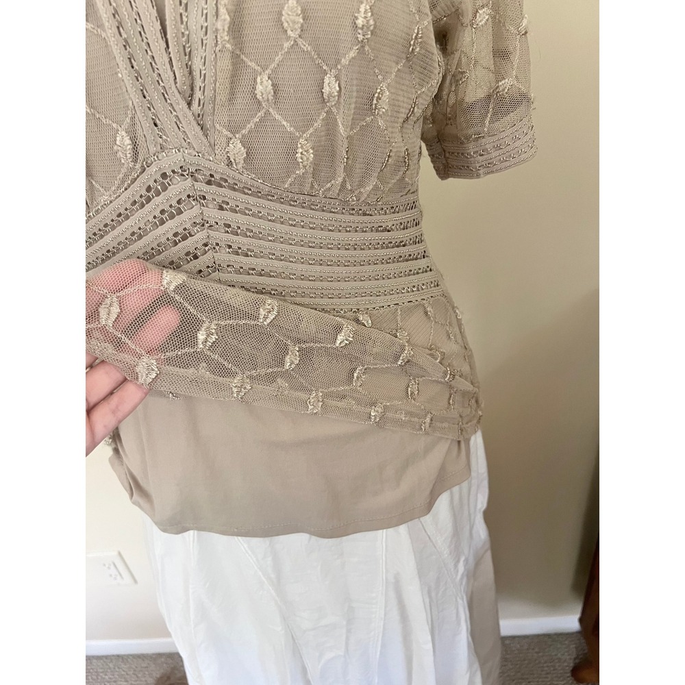 Vintage Y2K Alfani Mesh Top - Picture 5 of 7